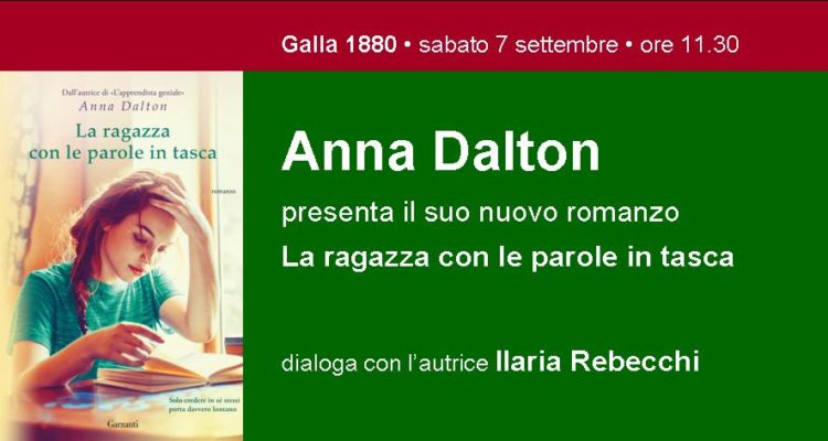 nuovo libro di anna dalton la ragazza con le parole in tasca libreria galla vicenza ilaria rebecchi gatte vicentine donne vicenza donne veneto scrittrice veneta arzignano talenti creativity veneto